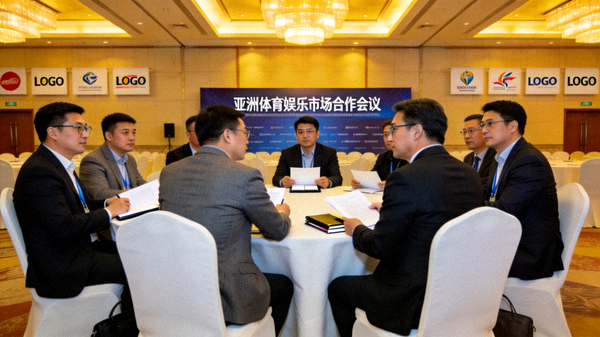 亚洲体育娱乐市场合作会议现场，多家服务商代表围绕区域布局展开讨论